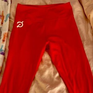 Peloton Sports Capri Leggings - XL Red-Orange
